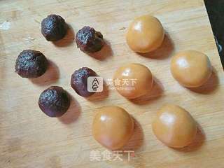 豆沙月饼的做法步骤:7