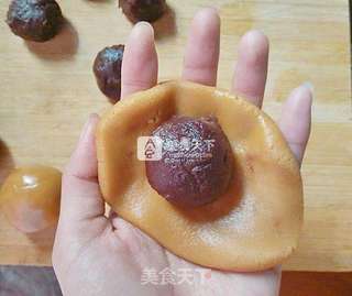 豆沙月饼的做法步骤:9