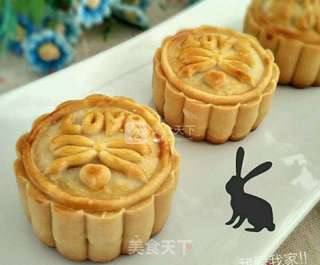 豆沙蛋黄月饼的做法步骤:23