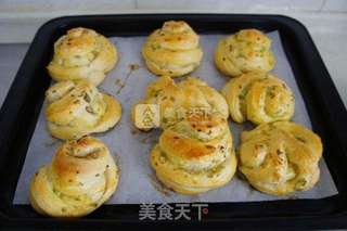 葱香花卷面包的做法步骤:12