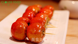 【四叶小馆】简易糖葫芦的做法步骤:7