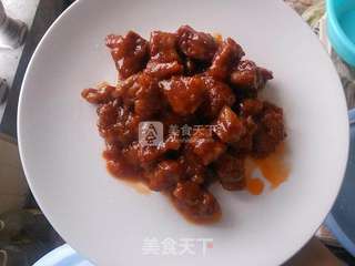 糖醋排骨的做法步骤:9