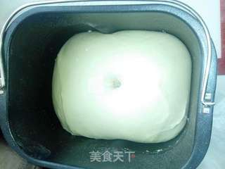 肉松香葱面包卷的做法步骤：3