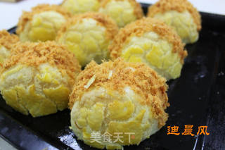 菠萝肉松面包的做法步骤:16
