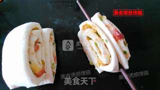 榨菜肉末花卷的做法步骤:9