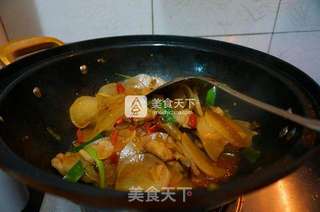 干锅萝卜片的做法步骤:15