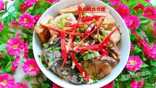 草鱼焖豆腐的做法步骤:6