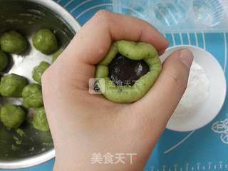 冰皮月饼的做法步骤:12