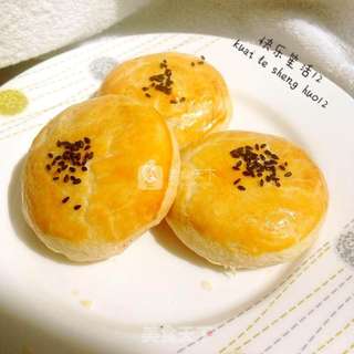 榨菜鲜肉月饼的做法步骤:12