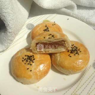 榨菜鲜肉月饼的做法步骤:11