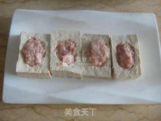 香菇豆腐镶肉的做法步骤:2