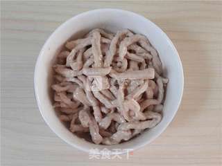 双椒肉丝的做法步骤:6