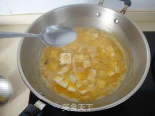 蟹粉豆腐羹的做法步骤:7