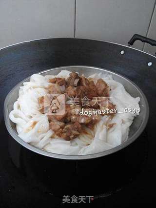 自己终于做上一回【排骨蒸肠粉】的做法步骤:5