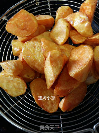 拔丝红薯的做法步骤:6