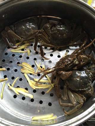 清蒸大闸蟹的做法步骤:5