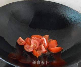 鲜虾番茄挂面的做法步骤:5