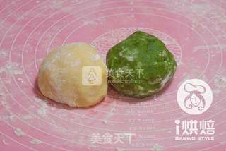 抹茶大理石饼干(抹茶控必备)的做法步骤:5
