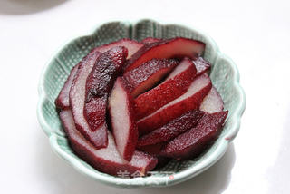小龙船干红入菜之——红酒雪梨的做法步骤:12