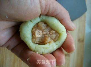 土豆鸡肉卷的做法步骤:6