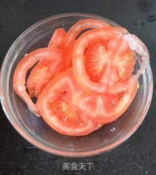 鲜虾番茄土司小披萨的做法步骤:3
