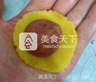 桃山皮月饼的做法步骤:4