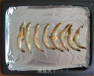 黑椒味烤虾的做法步骤:8