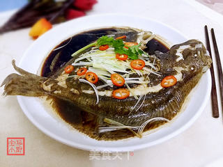 私房清蒸多宝鱼的做法步骤:9