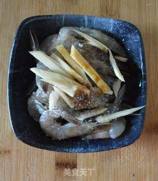 香菇鲜虾粥的做法步骤:6