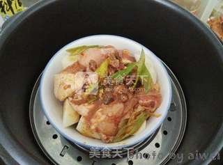 腐乳豆豉蒸鸡的做法步骤:9