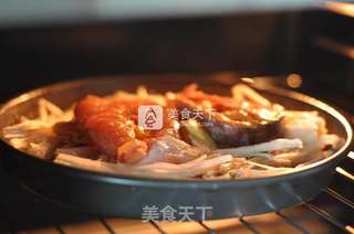 简易金针菇烤鱼的做法步骤:6