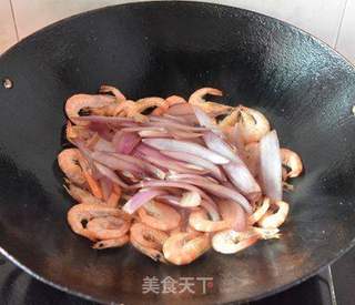 洋葱炒虾的做法步骤:9