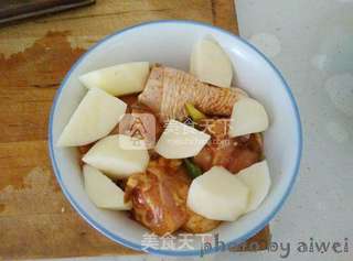 腐乳豆豉蒸鸡的做法步骤:7