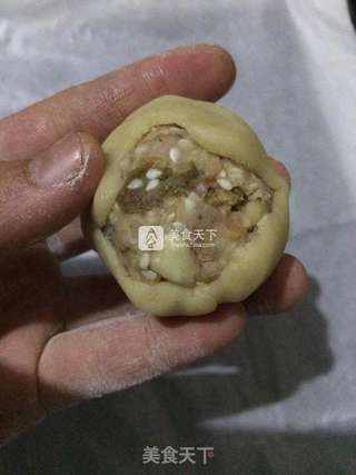 广式五仁月饼的做法步骤:10