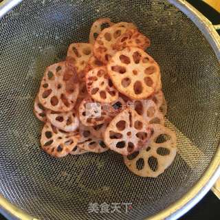 炸脆藕的做法步骤:4