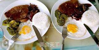 黑椒猪扒套餐的做法步骤:17