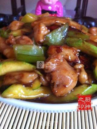 酸辣葫芦鸡的做法步骤:7