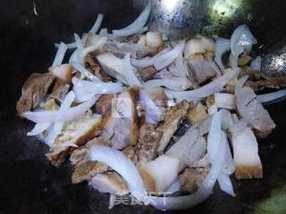 玉米笋烩肉的做法步骤:8