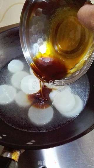鲍汁白萝卜的做法步骤:3