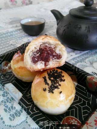 豆沙酥的做法步骤:11