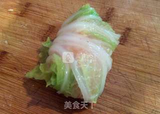 关东煮之白菜鸡丸包的做法步骤:8