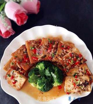香煎豆腐的做法步骤:9