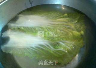 关东煮之白菜鸡丸包的做法步骤:3
