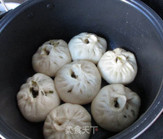 奶浆菌水煎包的做法步骤:21