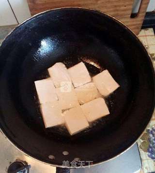 香煎豆腐的做法步骤:2