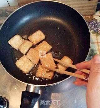 香煎豆腐的做法步骤:3