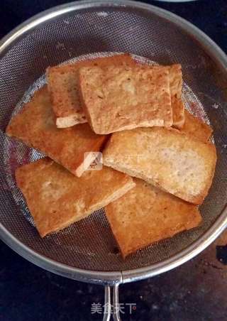 香煎豆腐的做法步骤:4