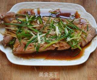 清蒸鲩鱼腩的做法步骤:8