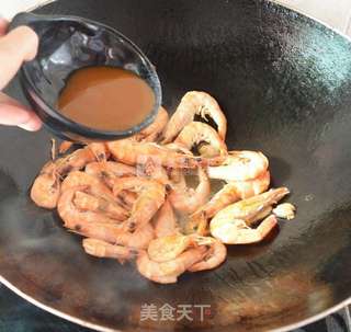 香葱炒虾的做法步骤:8