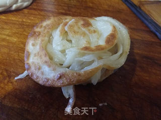 丝饼的做法步骤:13